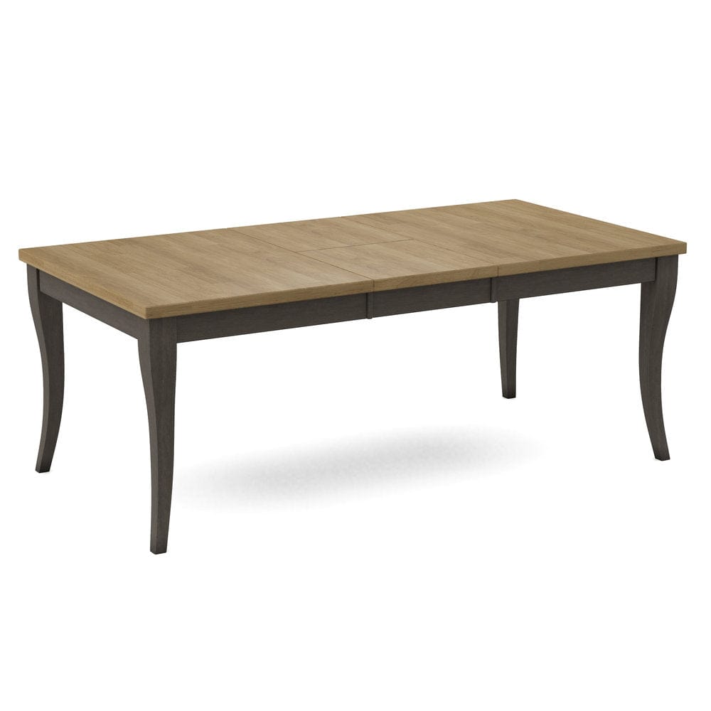 John Thomas Furniture - Curated Table Top 40X78 in Wheat with  Flair Leg & Apron in Nickel - CTT-4078-178/CLB-40-187 view 1