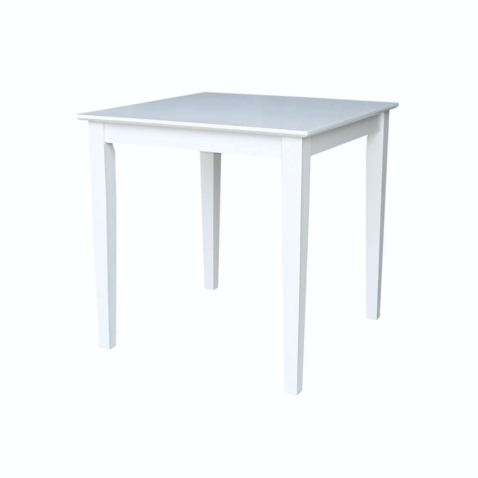 John Thomas Furniture - Dining Essentials - 30 Square Table w/ 30H Shaker Legs - T08-3030T_T08-30S veiw 1