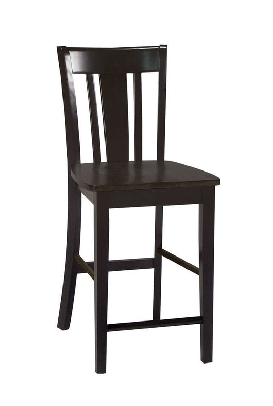 John Thomas Furniture - Dining Essentials - Black 24in San Remo Stool Rta - S46-102 veiw 1