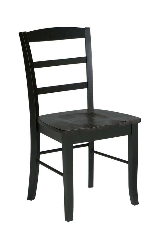 John Thomas Furniture - Dining Essentials - Black Madrid Chair (RTA) (Set of 2) - C46-2 veiw 1