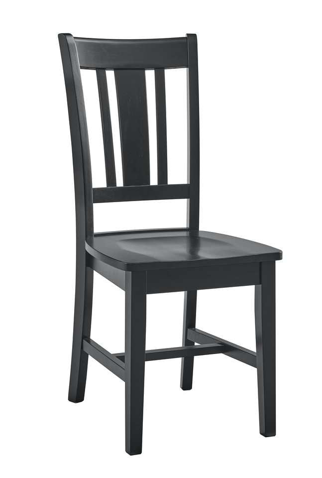 John Thomas Furniture - Dining Essentials - Black San Remo Chair (RTA) (Set of 2) - CI46-10 veiw 1