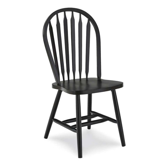 John Thomas Furniture - Dining Essentials - Black Windsor Arrowback Chair (Set of 2) - C46-113 veiw 1