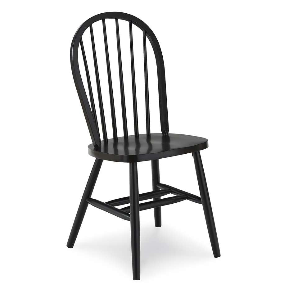John Thomas Furniture - Dining Essentials - Black Windsor Chair (Set of 2) - C46-112 veiw 1