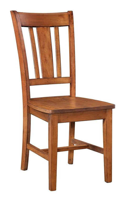 John Thomas Furniture - Dining Essentials - Bourbon Oak San Remo Chair (RTA) (Set of 2) - CI42-10 veiw 1