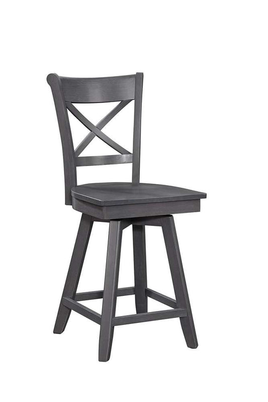 John Thomas Furniture - Dining Essentials - Charlotte Swivel Stool - S105-312SWB veiw 1