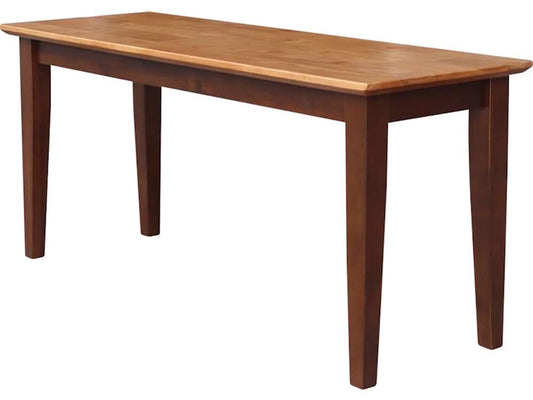 John Thomas Furniture - Dining Essentials - Cinnamon/Espresso 39in Vineyard Bench - BE58-39 veiw 1
