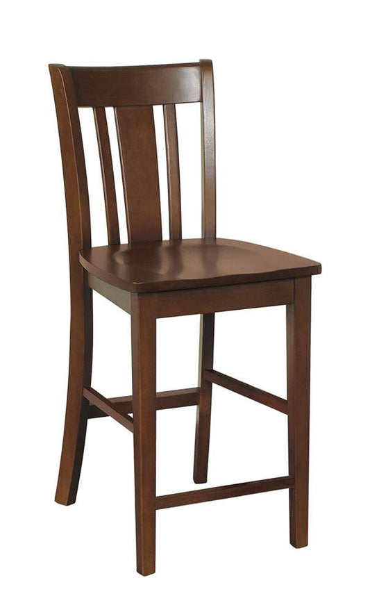 John Thomas Furniture - Dining Essentials - Espresso 24in San Remo Stool Rta - S581-102 veiw 1
