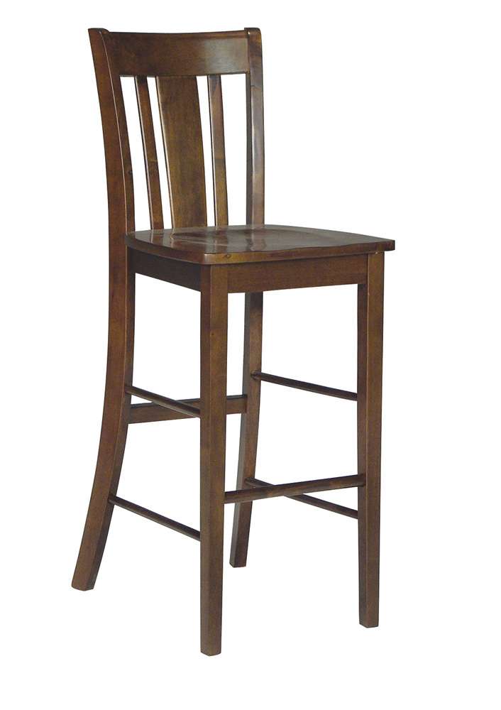John Thomas Furniture - Dining Essentials - Espresso 30in San Remo Stool Rta - S581-103 veiw 1