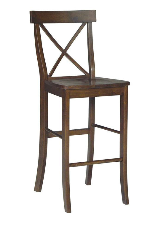 John Thomas Furniture - Dining Essentials - Espresso 30in X Back Stool Rta - S581-6133 veiw 1
