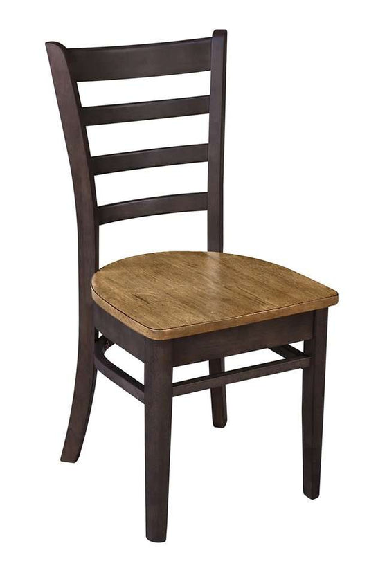 John Thomas Furniture - Dining Essentials - Hickory/Coal Emily Chair (RTA) (Set of 2) - C45-617 veiw 1