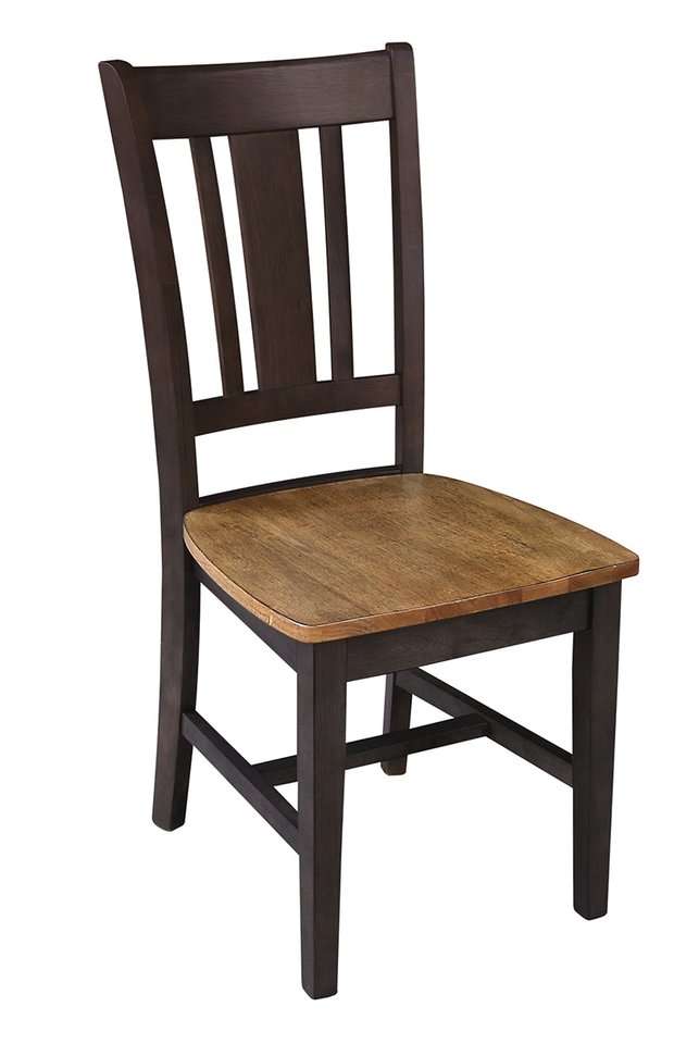 John Thomas Furniture - Dining Essentials - Hickory/Coal San Remo Chair (RTA) (Set of 2) - CI45-10 veiw 1