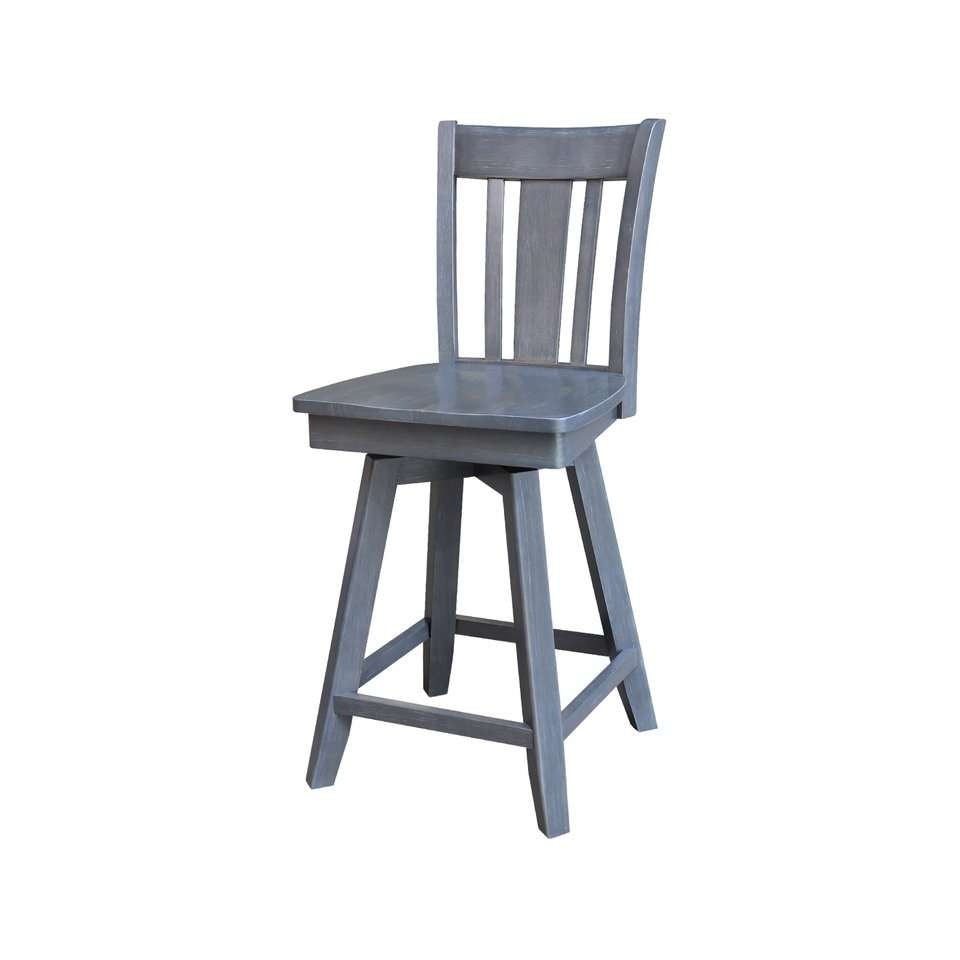 John Thomas Furniture - Dining Essentials - San Remo Swivel Stool - S105-102SWB veiw 1