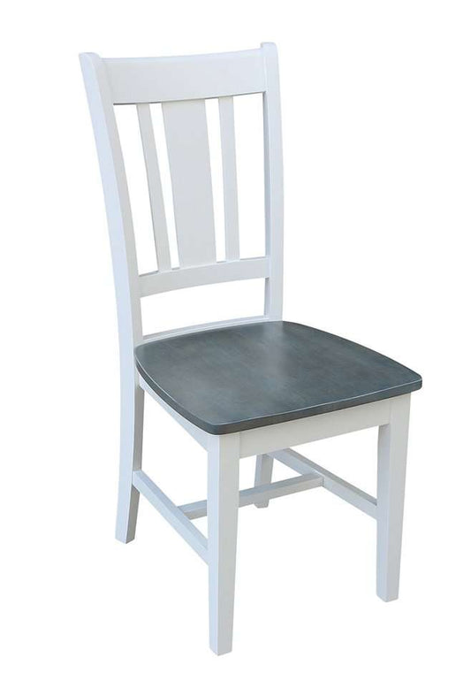 John Thomas Furniture - Dining Essentials - White/Gray San Remo Chair (RTA) (Set of 2) - CI05-10 veiw 1