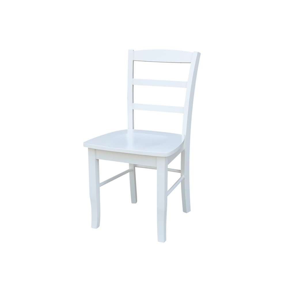John Thomas Furniture - Dining Essentials - White Madrid Chair (RTA) (Set of 2) - C08-2 veiw 1
