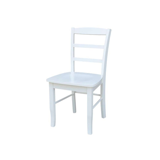 John Thomas Furniture - Dining Essentials - White Madrid Chair (RTA) (Set of 2) - C08-2 veiw 1