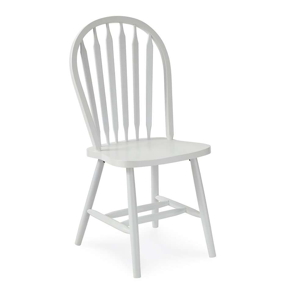 John Thomas Furniture - Dining Essentials - White Windsor Arrowback Chair (Set of 2) - C08-113 veiw 1