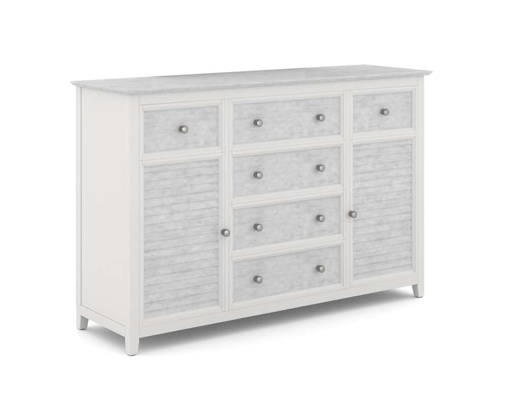 John Thomas Furniture - Hampton - 6 Drawer / 2 Door Dresser - BD128-1206D view 1