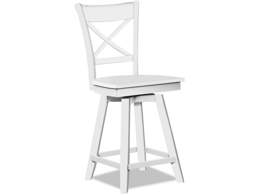 John Thomas Furniture - Hampton - Charlotte Swivel Stool (RTA) - S08-312SW veiw 1