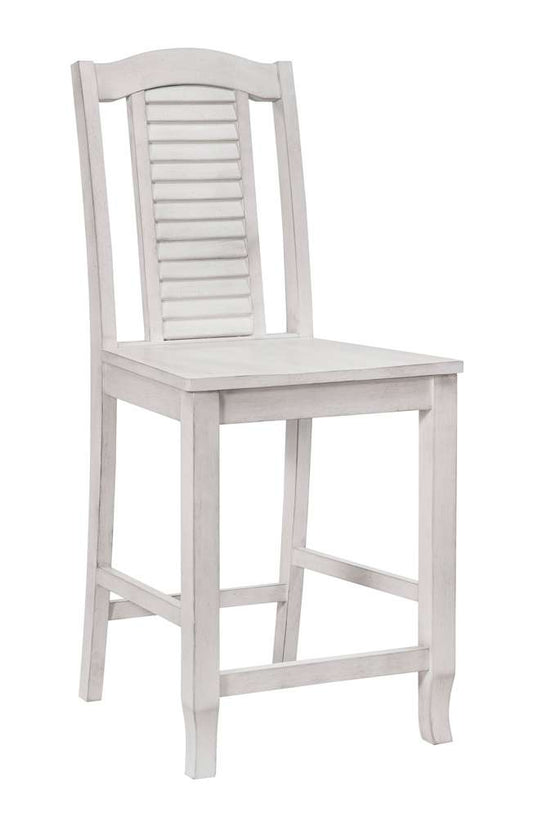 John Thomas Furniture - Hampton - Seaside Stool (RTA) in Chalk - S28-452 veiw 1