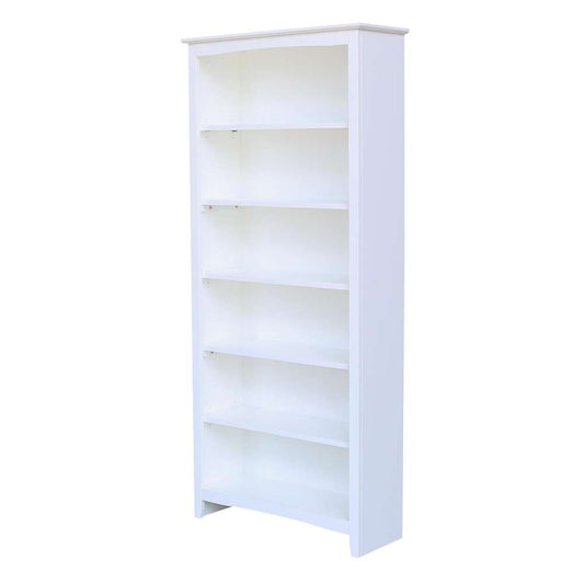 John Thomas Furniture - Hampton - Shaker Bookcase  32inW x 12inD x 72inH  - SH08-3227A veiw 1