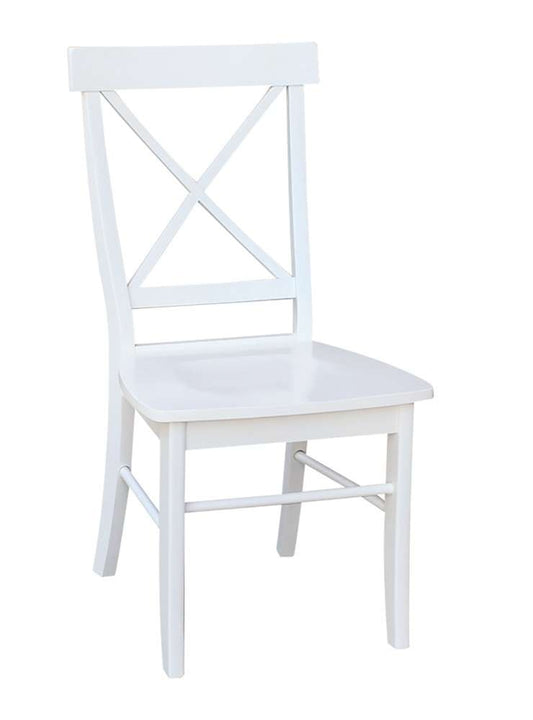 John Thomas Furniture - Hampton - White X Back Chair (Set of 2) - C08-613B veiw 1