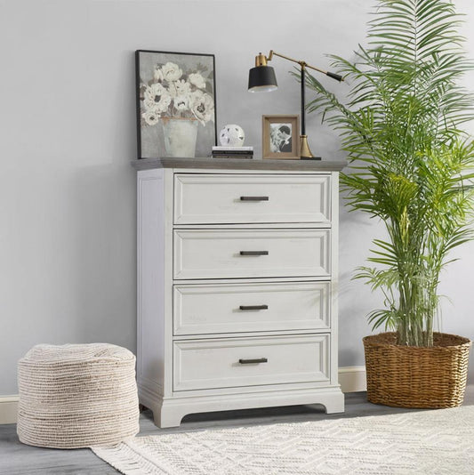 John Thomas Furniture - Summit - 4D Chest in Mist & Heather Gray - BD85-3005N veiw 1