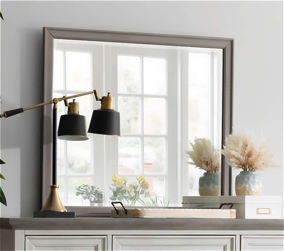 John Thomas Furniture - Summit - Mirror in Heather Gray - BD105-3050 view 1