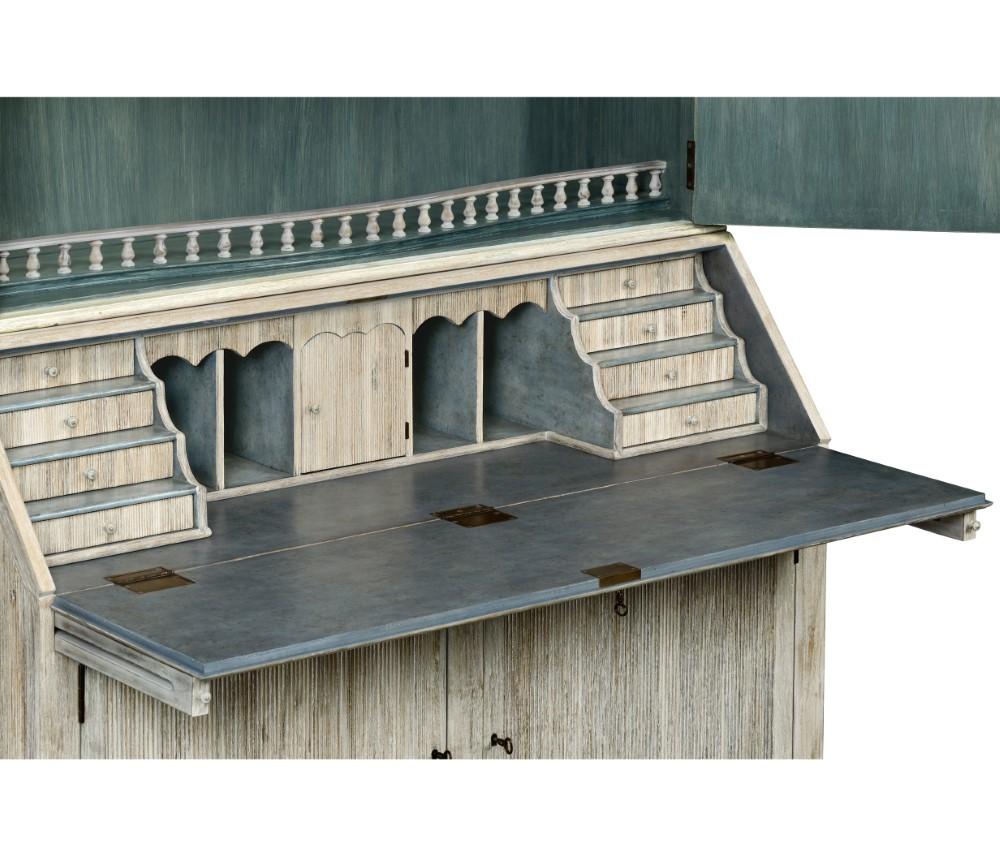 Jonathan Charles Fine Furniture - Country House Chic - Alnwick Washed Acacia Bureau - 530034-WAA veiw 5