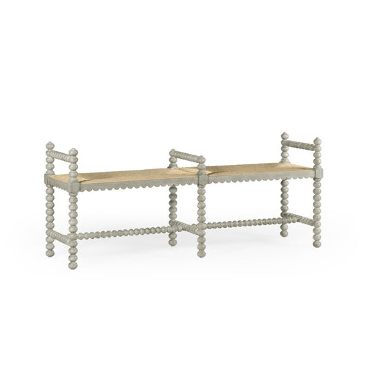 Jonathan Charles Fine Furniture - Country House Chic - Bellingham Double Bench - 530007-CGR veiw 1