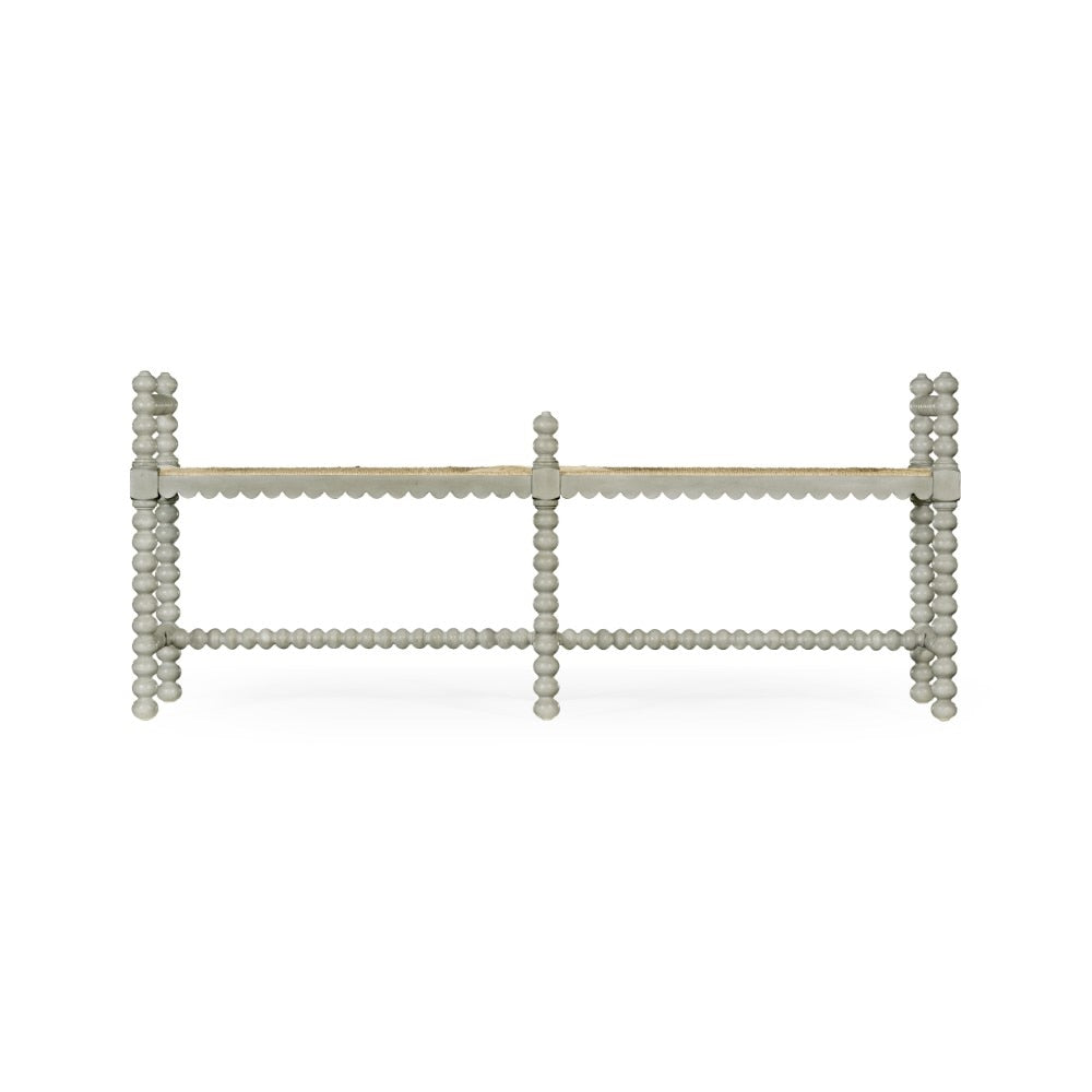 Jonathan Charles Fine Furniture - Country House Chic - Bellingham Double Bench - 530007-CGR veiw 2