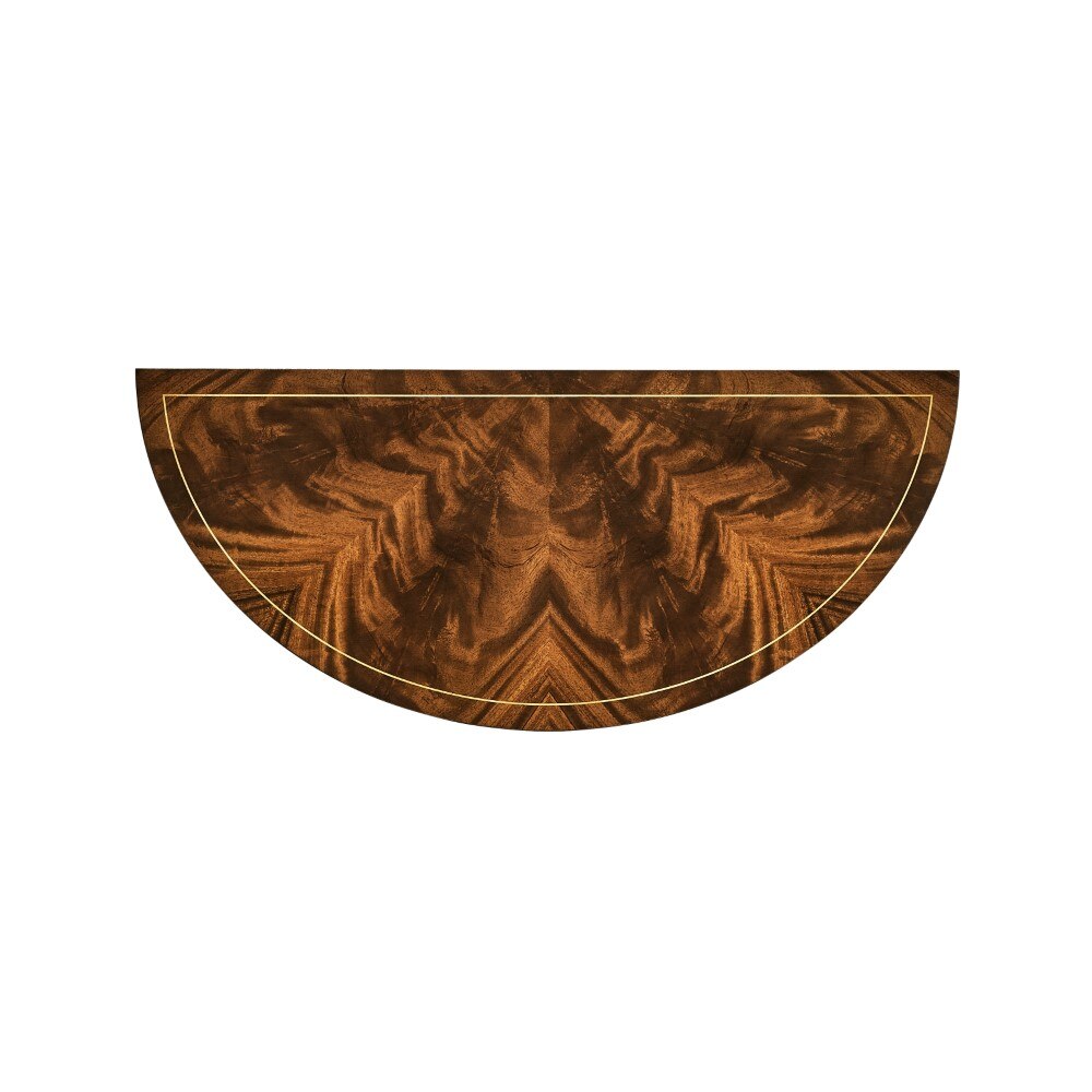 Jonathan Charles Fine Furniture - Clean & Classic - Boxwood Stringing Demilune Console - 494002-LAM veiw 3