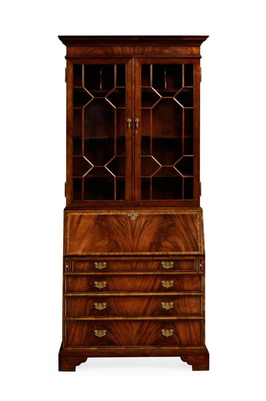 Jonathan Charles Fine Furniture - Buckingham Georgian Style Mahogany Cabinet with Glazed Bars - 492260-MAH veiw 2