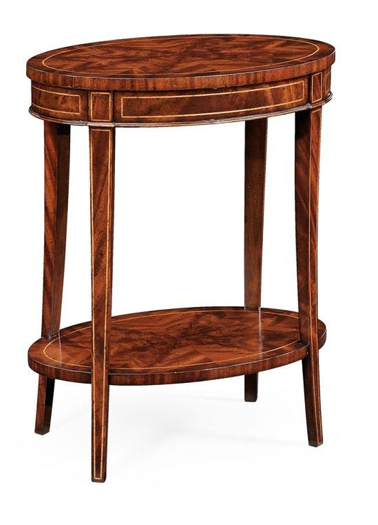 Jonathan Charles Fine Furniture - Buckingham Mahogany Oval Lamp Table - 494288-LAM veiw 1