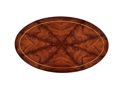 Jonathan Charles Fine Furniture - Buckingham Mahogany Oval Lamp Table - 494288-LAM veiw 3