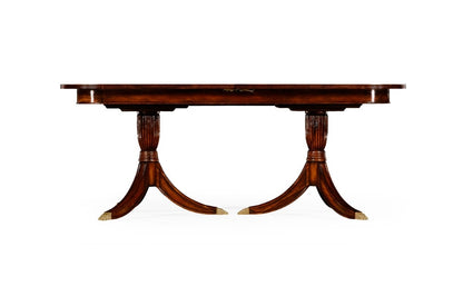 Jonathan Charles Fine Furniture - Buckingham Regency Crotch Mahogany Single Leaf Extending Dining Table - 492266-75L-MAH veiw 2