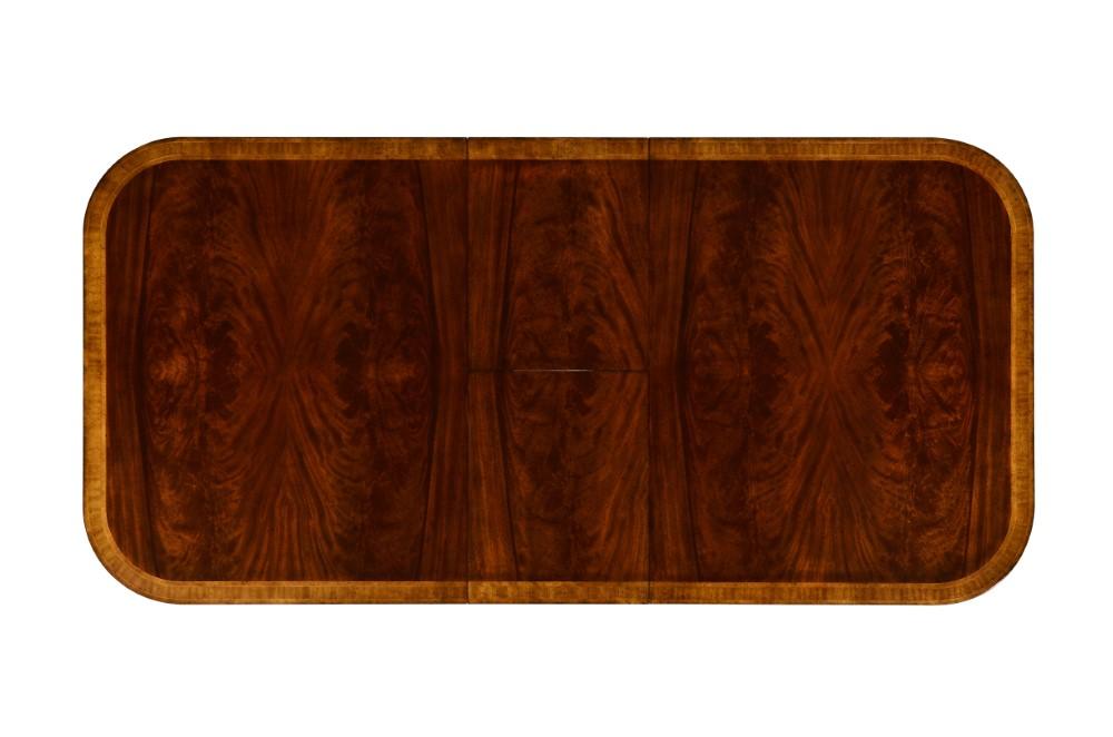 Jonathan Charles Fine Furniture - Buckingham Regency Crotch Mahogany Single Leaf Extending Dining Table - 492266-75L-MAH