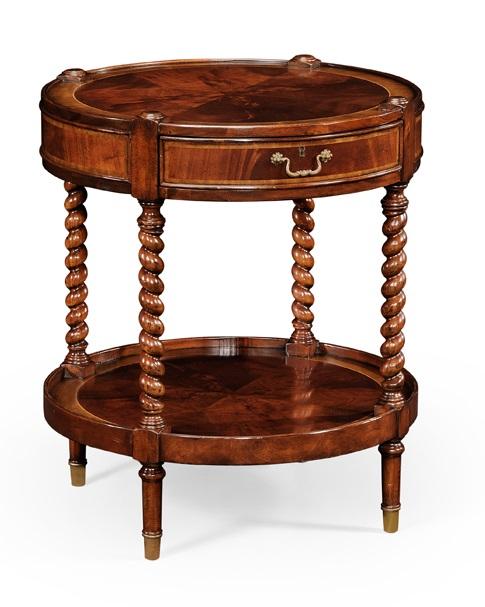 Jonathan Charles Fine Furniture - Buckingham Regency Style Mahogany Round Side Table - 492399-MAH veiw 1