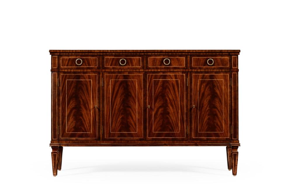 Jonathan Charles Fine Furniture - Buckingham Regency Style Mahogany Sideboard with Four Doors - 494842-MAH veiw 2