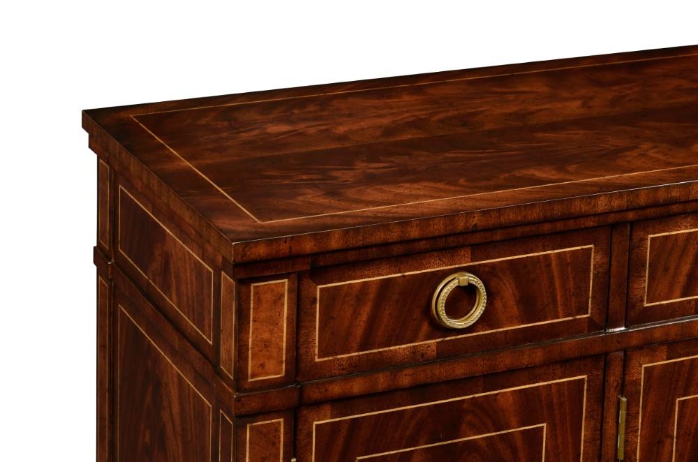 Jonathan Charles Fine Furniture - Buckingham Regency Style Mahogany Sideboard with Four Doors - 494842-MAH veiw 3