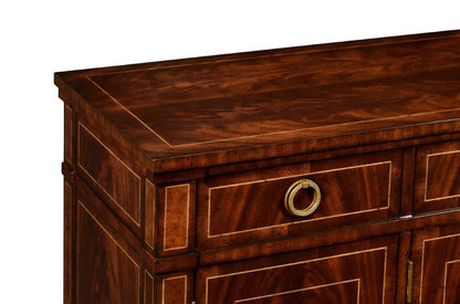 Jonathan Charles Fine Furniture - Buckingham Regency Style Mahogany Sideboard with Four Doors - 494842-MAH veiw 3