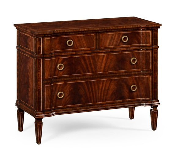 Jonathan Charles Fine Furniture - Buckingham Regency Style Mahogany Reverse Breakfront Chest of Drawers - 494844-MAH veiw 1