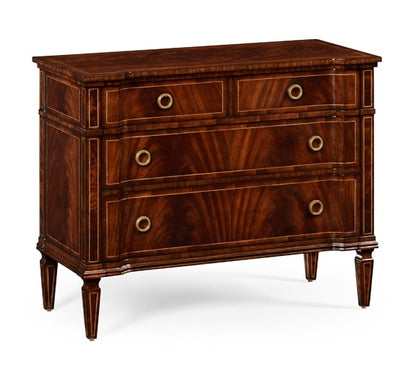 Jonathan Charles Fine Furniture - Buckingham Regency Style Mahogany Reverse Breakfront Chest of Drawers - 494844-MAH veiw 1