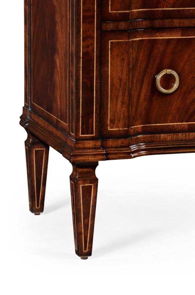 Jonathan Charles Fine Furniture - Buckingham Regency Style Mahogany Reverse Breakfront Chest of Drawers - 494844-MAH veiw 5