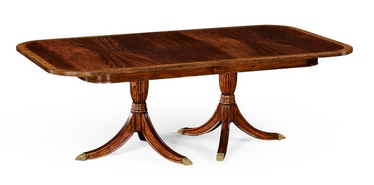 Jonathan Charles Fine Furniture - Buckingham Regency Two-Leaf Mahogany Extending Dining Table - 492865-88L-MAH veiw 1