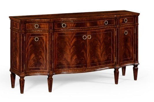 Jonathan Charles Fine Furniture - Buckingham Serpentine Mahogany Sideboard with Four Doors - 494662-MAH veiw 1