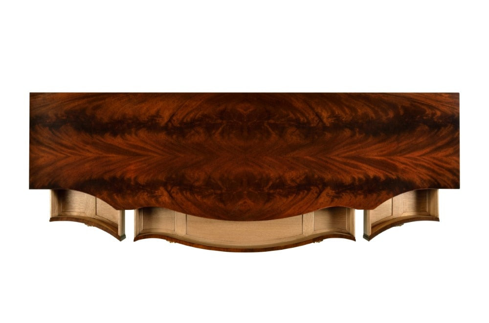 Jonathan Charles Fine Furniture - Buckingham Serpentine Mahogany Sideboard with Four Doors - 494662-MAH veiw 4