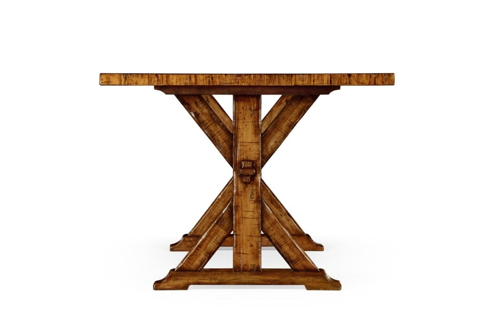 Jonathan Charles Fine Furniture - Casually Country 72in Solid Walnut Dining Table - 491060-72L-CFW veiw 2