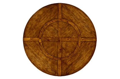 Jonathan Charles Fine Furniture - Casually Country 72in Walnut Round Dining Table with inbuilt Lazy Susan - 491101-72D-CFW veiw 2