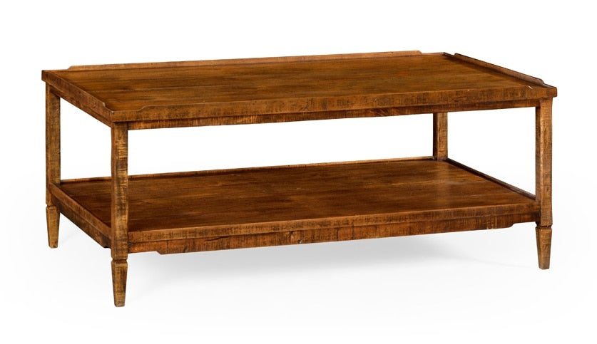 Jonathan Charles Fine Furniture - Casually Country Walnut Coffee Table - 491021-CFW veiw 1