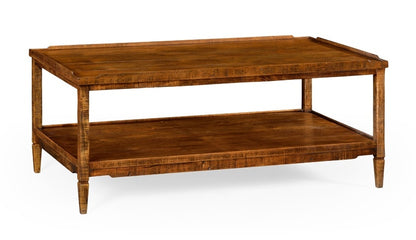 Jonathan Charles Fine Furniture - Casually Country Walnut Coffee Table - 491021-CFW veiw 1
